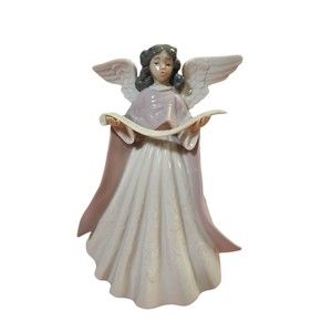 LLADRO DAISA Nativity ANGEL WITH SCROLL Christmas Tree Topper 1989 w/box RARE